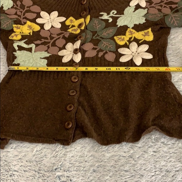 Moth sz XL embroidered cardigan bell sleeve - Picture 13 of 16